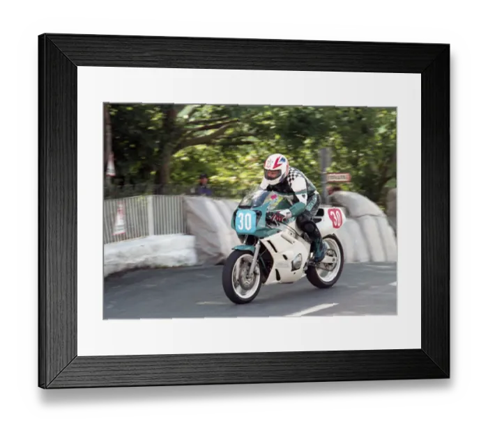 Framed Print : Gary Chalkley (Yamaha) 1996 Newcomers Manx Grand Prix Framed Print : Gary Chalkley (Yamaha) 1996 Newcomers Manx Grand Prix