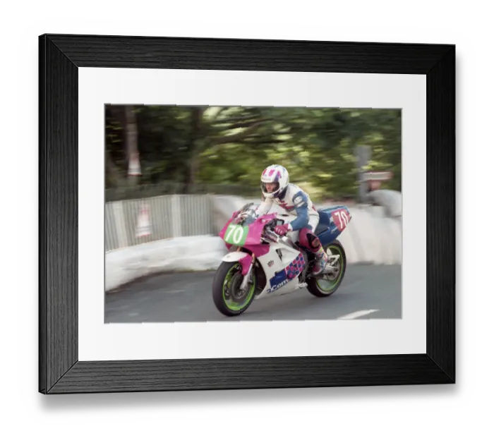 Framed Print : David Taylor (Kawasaki) 1996 Newcomers Manx Grand Prix Framed Print : David Taylor (Kawasaki) 1996 Newcomers Manx Grand Prix