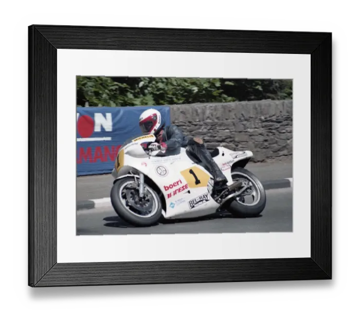 Framed Print : Klaus Klein (Suzuki) 1985 Senior TT Framed Print : Klaus Klein (Suzuki) 1985 Senior TT