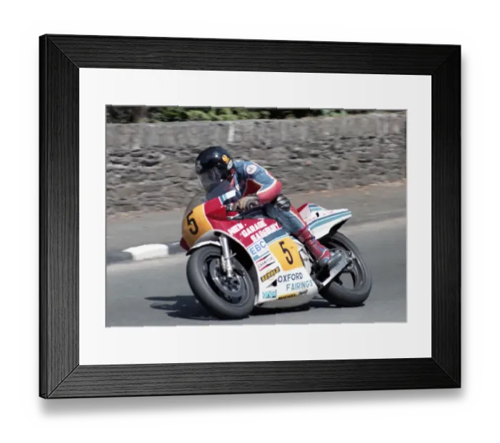 Framed Print : Trevor Nation (Suzuki) 1985 Senior TT Framed Print : Trevor Nation (Suzuki) 1985 Senior TT