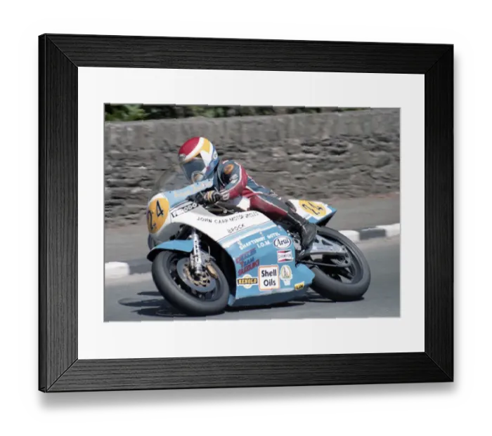Framed Print : Alan Jackson (Yamaha) 1985 Senior TT Framed Print : Alan Jackson (Yamaha) 1985 Senior TT