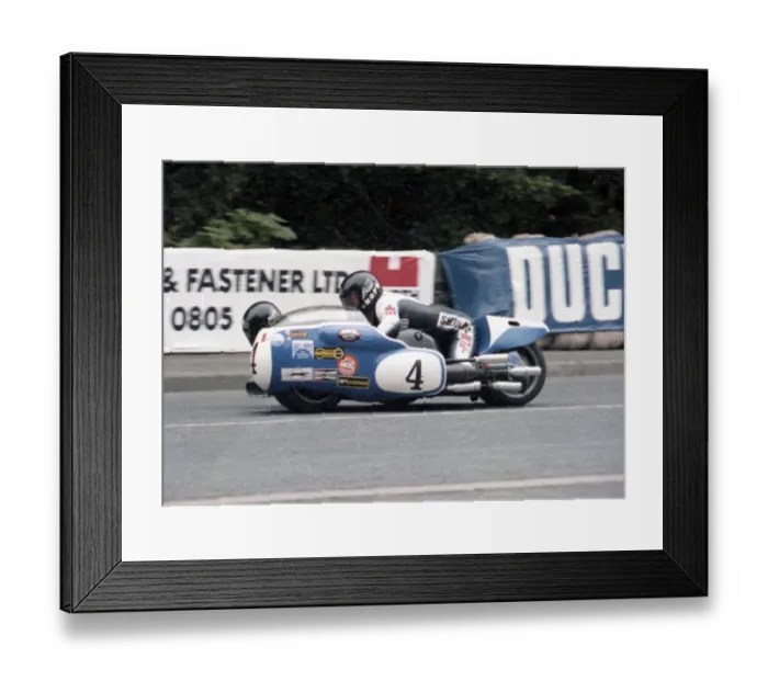 Framed Print : Rolf Steinhausen & Kenny Arthur (MSAI) 1979 Sidecar TT Framed Print : Rolf Steinhausen & Kenny Arthur (MSAI) 1979 Sidecar TT