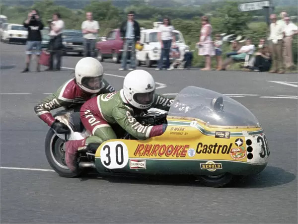 Brian Webb & Colin Booker (Yamaha) 1978 Sidecar TT