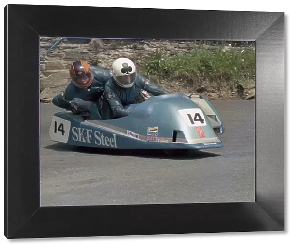 Lars Schwartz & Leif Gustavsson (Ireson Yamaha) 1986 Sidecar TT