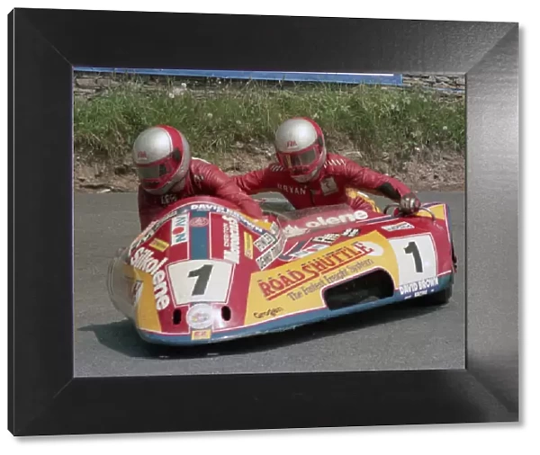 Derek Bayley & Bryan Nixon (Yamaha) 1986 Sidecar TT
