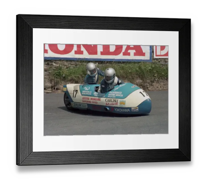 Framed Print : Tony Baker & Peter Harper (Yamaha) 1986 Sidecar TT Framed Print : Tony Baker & Peter Harper (Yamaha) 1986 Sidecar TT