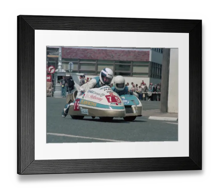 Framed Print : Cliff Pritchard & Ken Morgan (Yamaha) 1986 Sidecar TT Framed Print : Cliff Pritchard & Ken Morgan (Yamaha) 1986 Sidecar TT