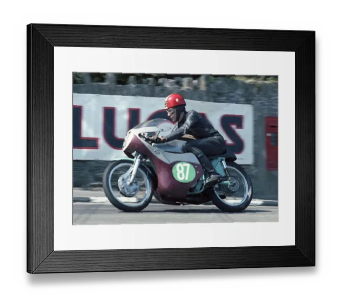Framed Print : Peter Platt (DMW) 1967 Lightweight TT Framed Print : Peter Platt (DMW) 1967 Lightweight TT