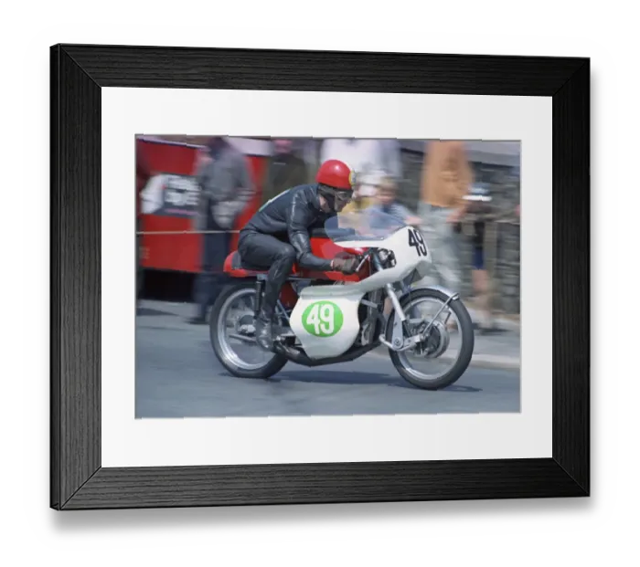 Framed Print : Peter Platt (Greeves) 1969 Lightweight TT Framed Print : Peter Platt (Greeves) 1969 Lightweight TT