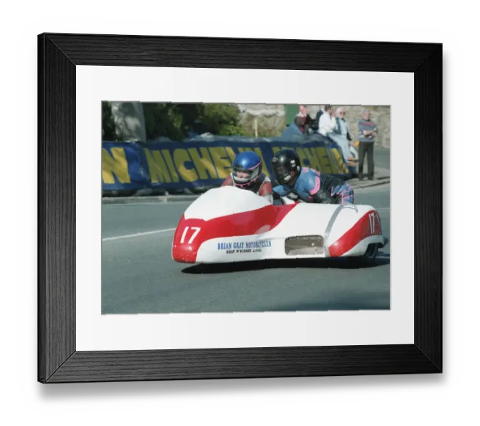 Framed Print : Brian Gray & Peter Basile (Yamaha) 1991 Sidecar TT Framed Print : Brian Gray & Peter Basile (Yamaha) 1991 Sidecar TT