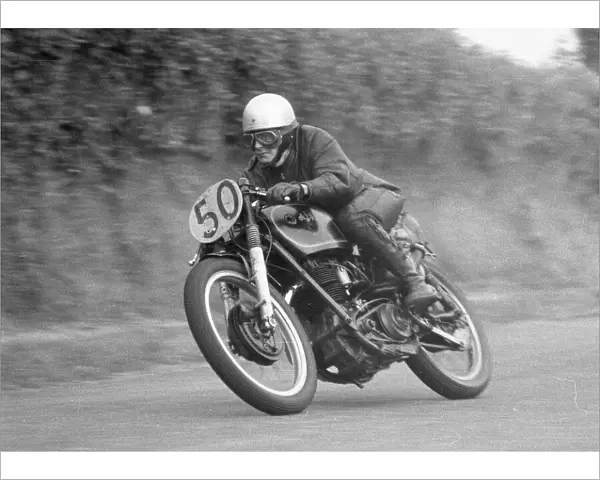 Wally Rawlings (AJS) 1959 Senior Manx Grand Prix