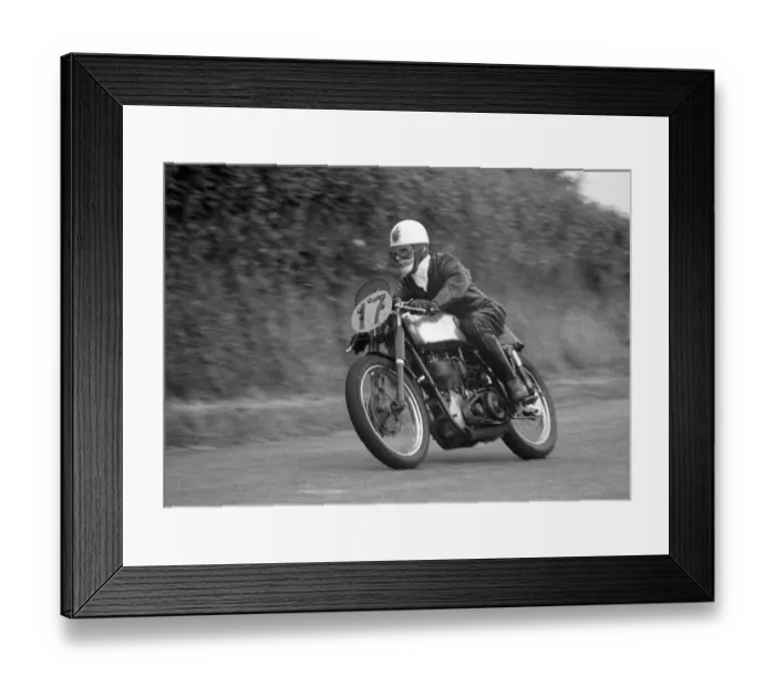 Framed Print : M Johnson (BSA) 1959 Senior Manx Grand Prix Framed Print : M Johnson (BSA) 1959 Senior Manx Grand Prix