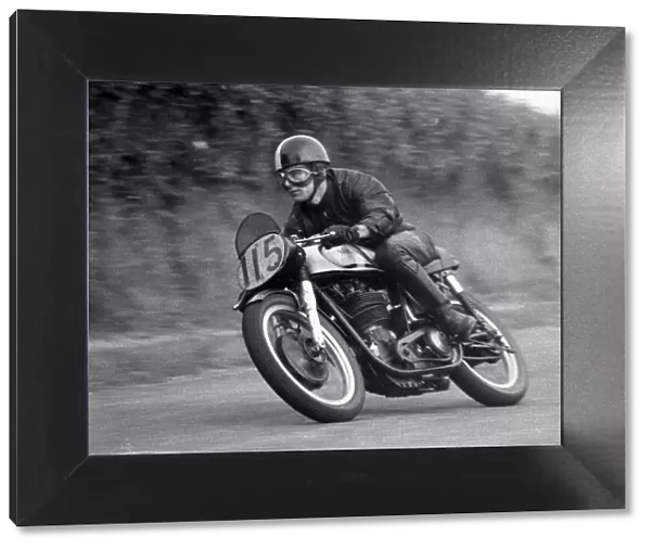 Michael McStay (Norton) 1959 Senior Manx Grand Prix