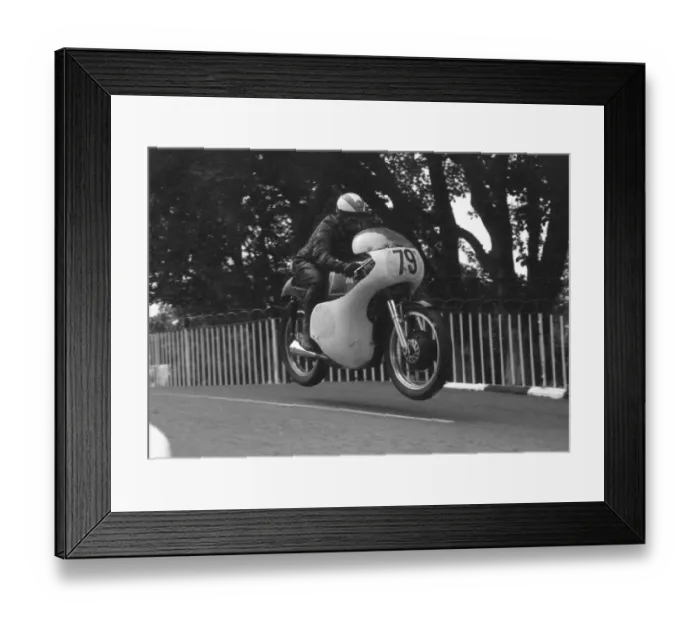 Framed Print : Dennis Dicker (Matchless) 1962 Senior Manx Grand Prix Framed Print : Dennis Dicker (Matchless) 1962 Senior Manx Grand Prix