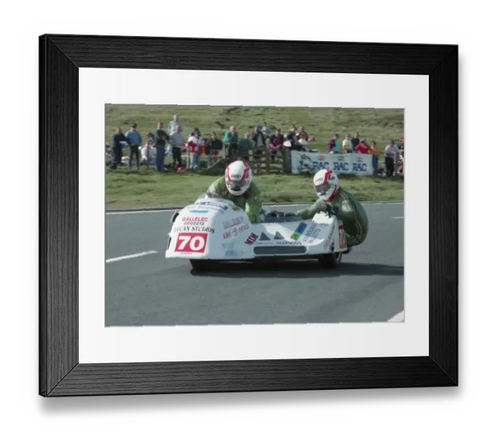 Framed Print : Stephen Galligan & David Galligan (Ireson) 1993 Sidecar TT Framed Print : Stephen Galligan & David Galligan (Ireson) 1993 Sidecar TT