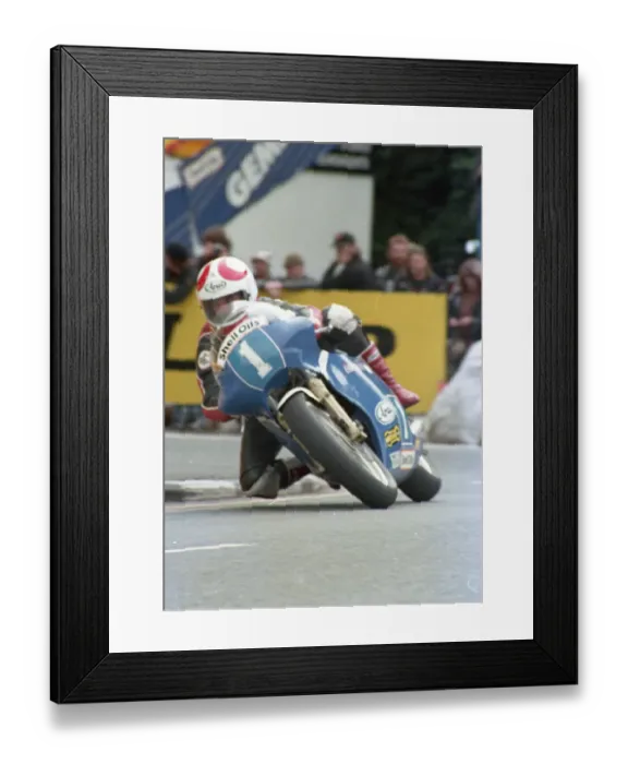 Framed Print : Brian Reid (Yamaha) 1987 Junior TT Framed Print : Brian Reid (Yamaha) 1987 Junior TT
