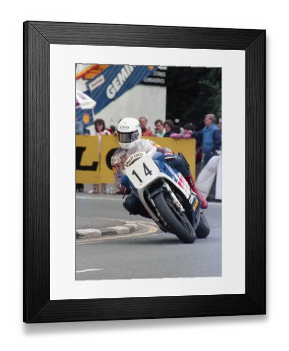 Framed Print : Graeme McGregor (Suzuki) 1987 Formula One TT Framed Print : Graeme McGregor (Suzuki) 1987 Formula One TT