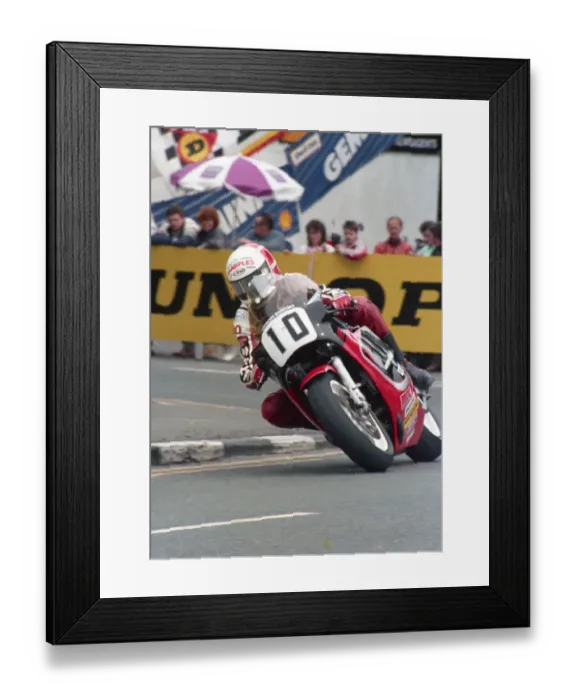 Framed Print : Phil Mellor (Suzuki) 1987 Formula One TT Framed Print : Phil Mellor (Suzuki) 1987 Formula One TT