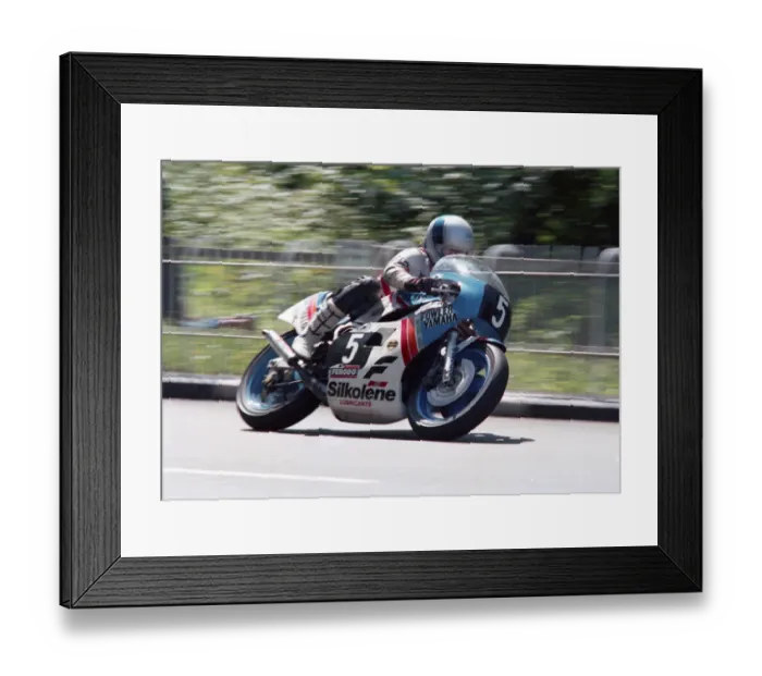 Framed Print : Steve Williams (Fowler Yamaha) 1987 Formula Two TT Framed Print : Steve Williams (Fowler Yamaha) 1987 Formula Two TT