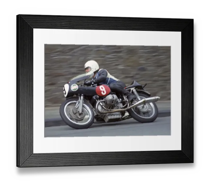 Framed Print : Hans Otto Butenuth (BMW) 1973 Production TT Framed Print : Hans Otto Butenuth (BMW) 1973 Production TT