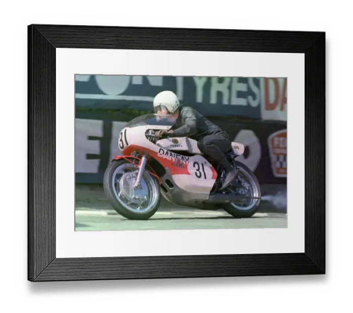 Framed Print : Gerry Mateer (Danfay Yamaha) 1973 Formula 750 TT Framed Print : Gerry Mateer (Danfay Yamaha) 1973 Formula 750 TT