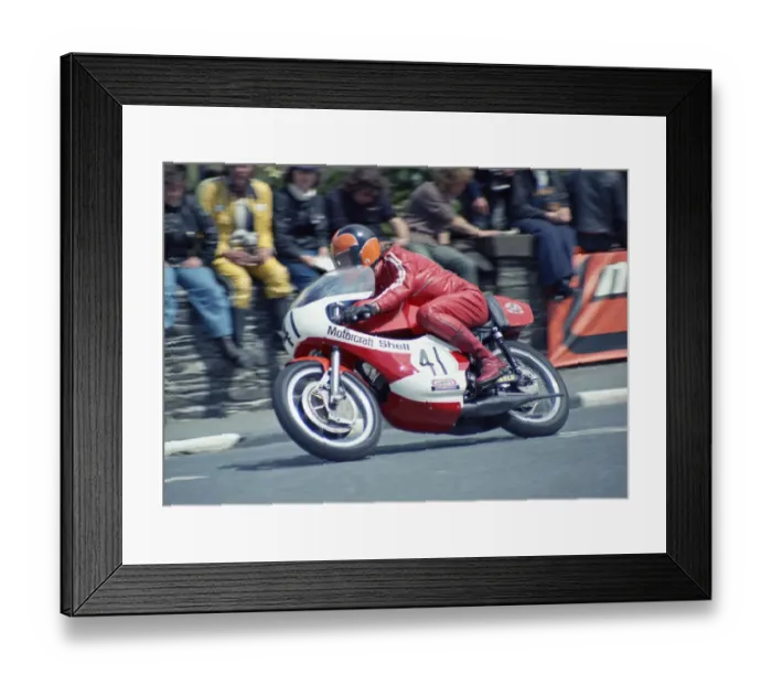 Framed Print : Derek Tierney (Yamaha) 1974 Formula 750 TT Framed Print : Derek Tierney (Yamaha) 1974 Formula 750 TT