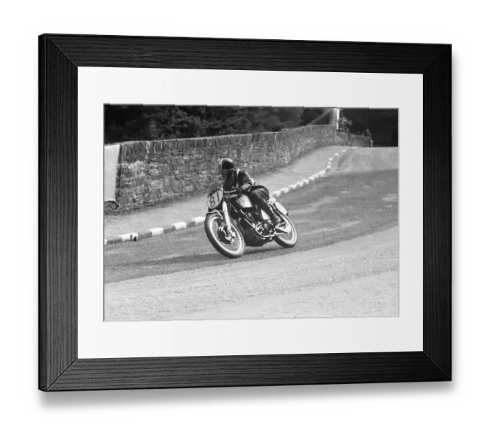 Framed Print : Robin Daykin (AJS) 1957 Junior NewcomersManx Grand Prix Framed Print : Robin Daykin (AJS) 1957 Junior NewcomersManx Grand Prix