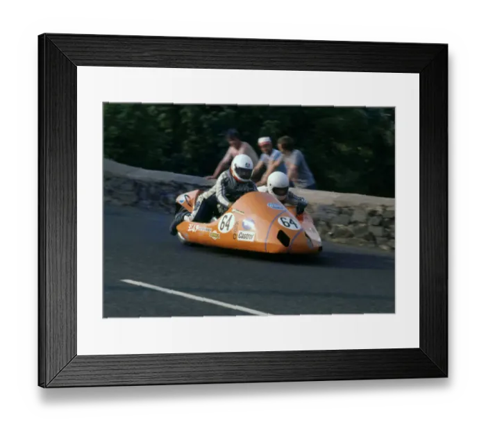 Framed Print : Trevor Brandreth & Fred Walker (Kawasaki) 1982 Sidecar TT Framed Print : Trevor Brandreth & Fred Walker (Kawasaki) 1982 Sidecar TT