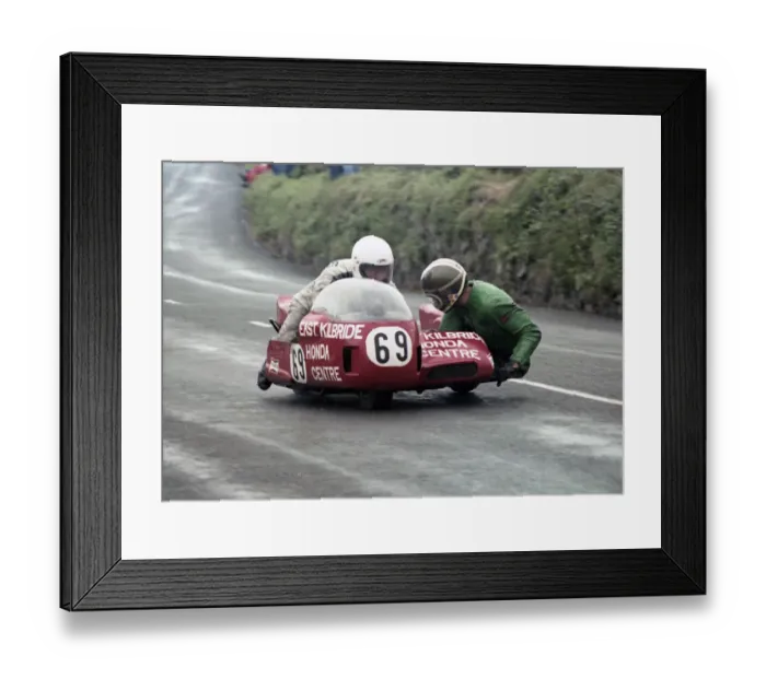 Framed Print : Robert Smith & Mick Wortley (Imp) 1978 Sidecar TT Framed Print : Robert Smith & Mick Wortley (Imp) 1978 Sidecar TT