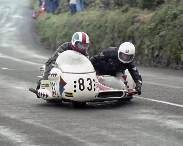 Dennis Bingham & Julia Bingham (Yamaha) 1978 Sidecar TT