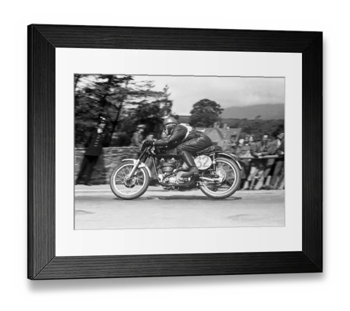 Framed Print : Benny Rood (Velocette) 1953 Lightweight TT Framed Print : Benny Rood (Velocette) 1953 Lightweight TT