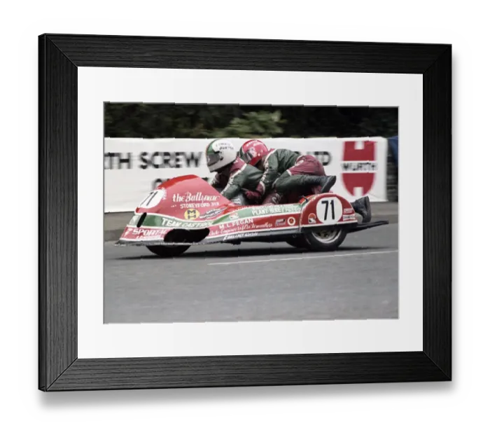 Framed Print : Lowry Burton & Martin Murphy (Anderson Yamaha) 1979 Sidecar TT Framed Print : Lowry Burton & Martin Murphy (Anderson Yamaha) 1979 Sidecar TT