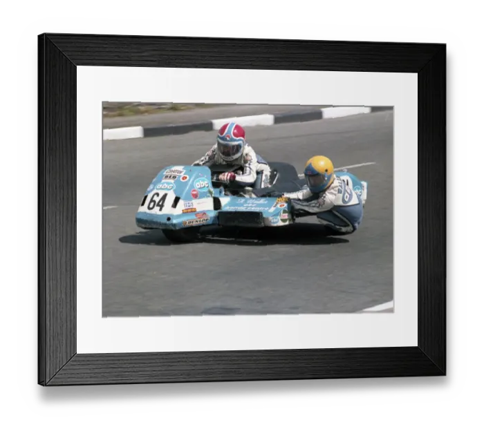 Framed Print : Trevor Brandreth & Fred Walker (BAC (S) 1979 Sidecar TT Framed Print : Trevor Brandreth & Fred Walker (BAC (S) 1979 Sidecar TT
