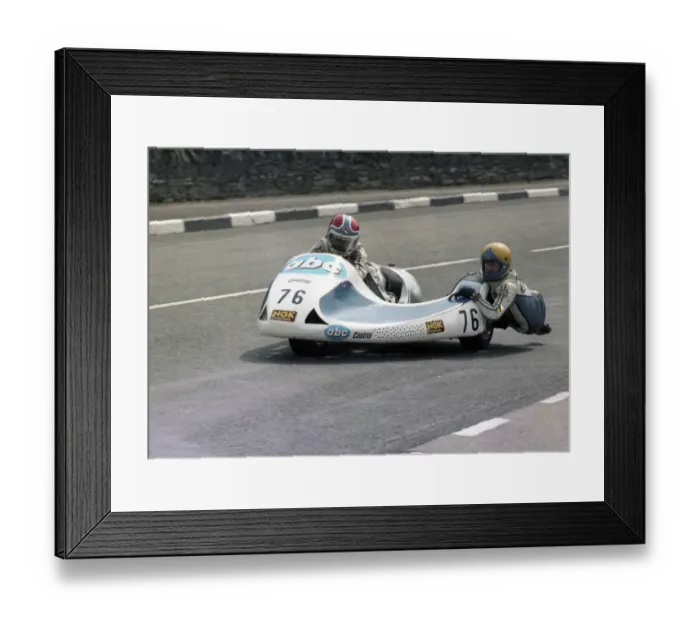 Framed Print : Trevor Brandreth & Fred Walker (BAC (S) 1980 Sidecar TT Framed Print : Trevor Brandreth & Fred Walker (BAC (S) 1980 Sidecar TT