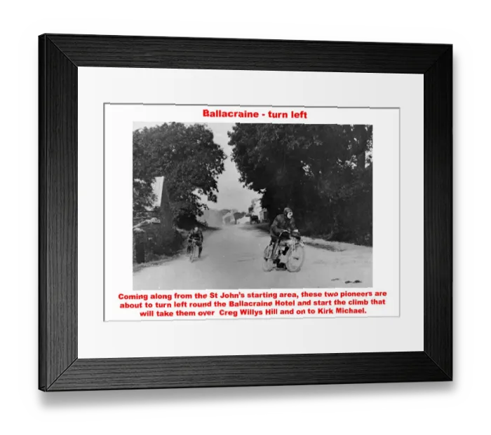 Framed Print : Ballacraine - turn left Framed Print : Ballacraine - turn left
