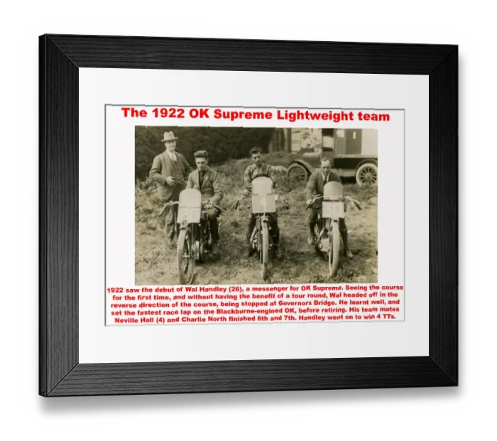 Framed Print : The 1922 OK Supreme Lightweight team Framed Print : The 1922 OK Supreme Lightweight team