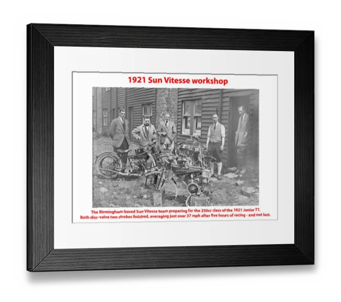 Framed Print : 1921 Sun Vitesse workshop Framed Print : 1921 Sun Vitesse workshop