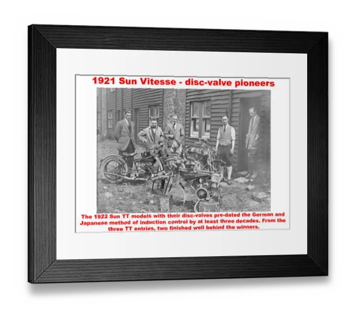 Framed Print : 1922 Sun Vitesse - disc-valve pioneers Framed Print : 1922 Sun Vitesse - disc-valve pioneers