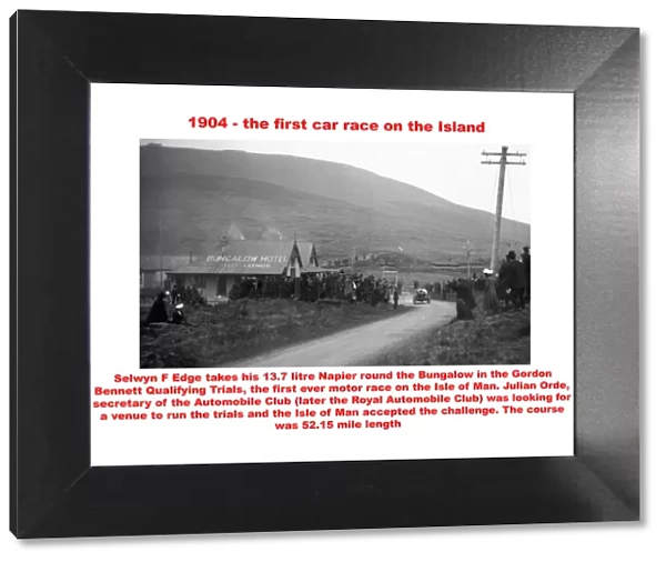 1904 - the first car race on the Island
