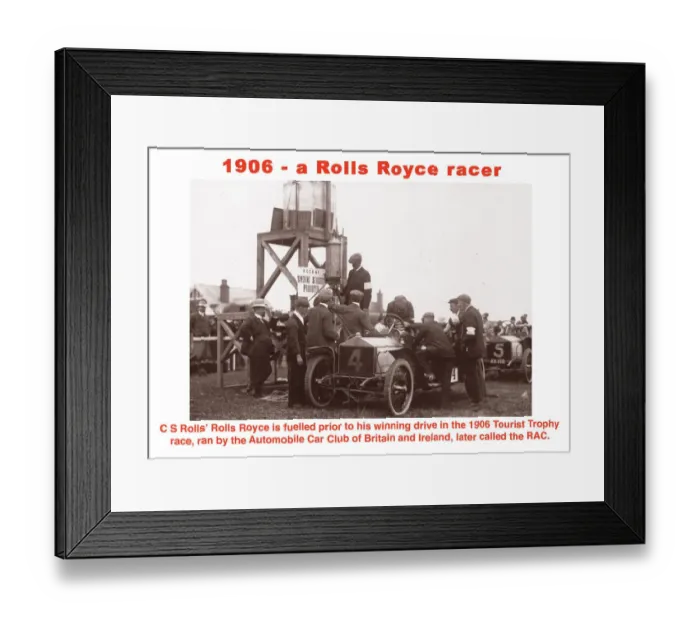 Framed Print : 1906 - a Rolls Royce racer Framed Print : 1906 - a Rolls Royce racer