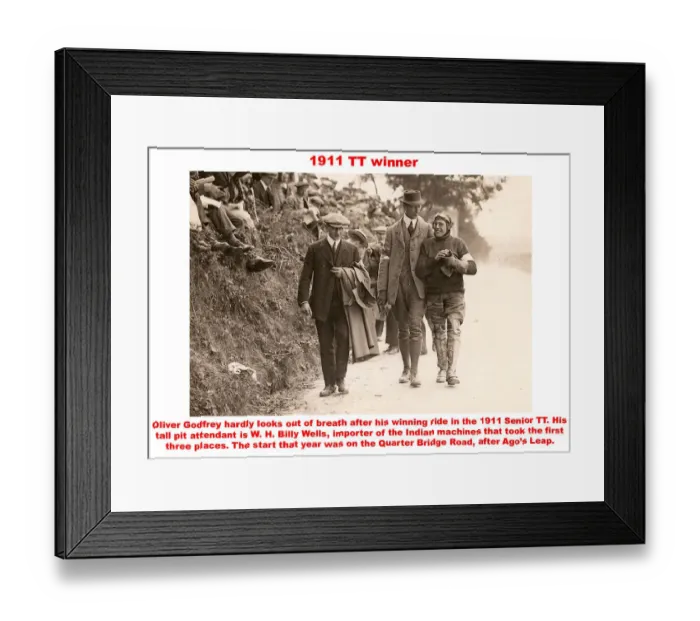 Framed Print : 1911 TT winner Framed Print : 1911 TT winner