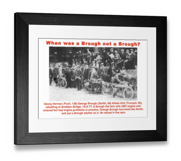 Framed Print : When was a Brough not a Brough? Framed Print : When was a Brough not a Brough?