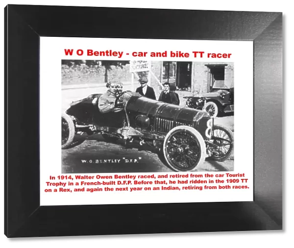 W O Bentley - car and bike TT racer