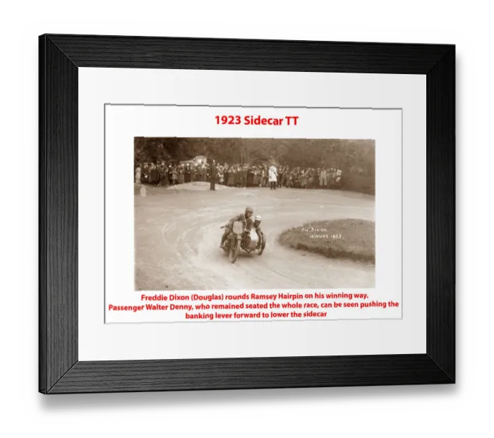 Framed Print : 1923 Sidecar TT Framed Print : 1923 Sidecar TT