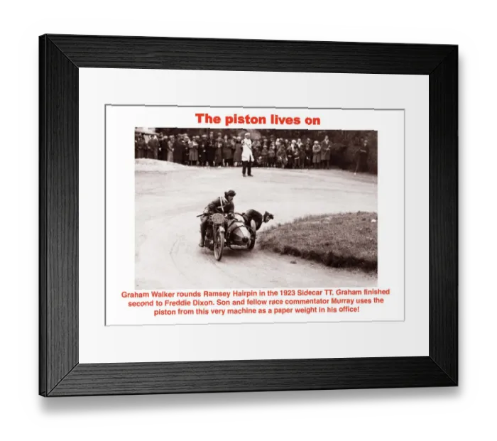 Framed Print : The piston lives on Framed Print : The piston lives on