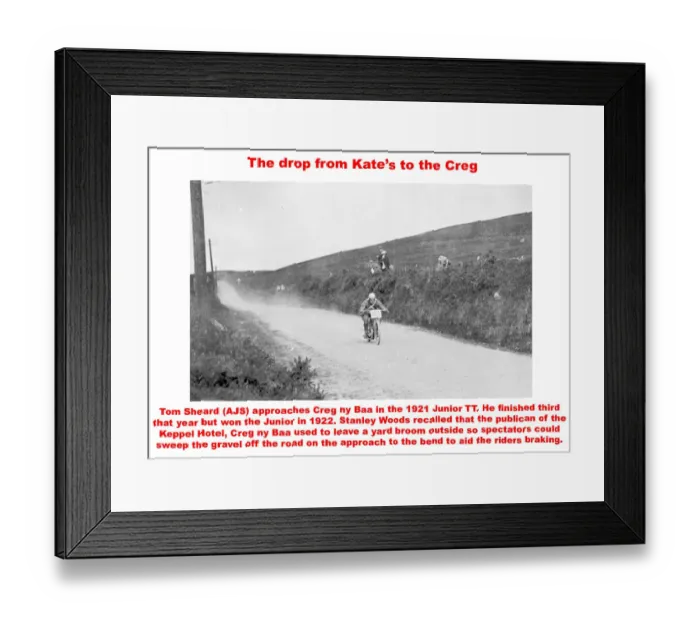 Framed Print : The drop from Kates to the Creg Framed Print : The drop from Kates to the Creg