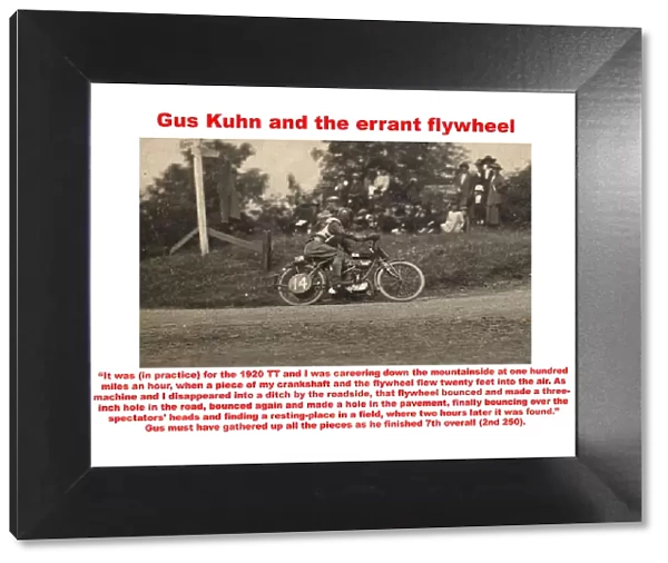 Gus Kuhn and the errant flywheel