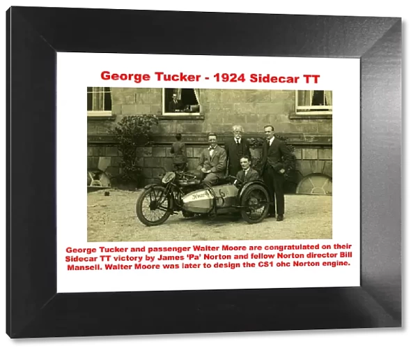 George Tucker - 1924 Sidecar TT