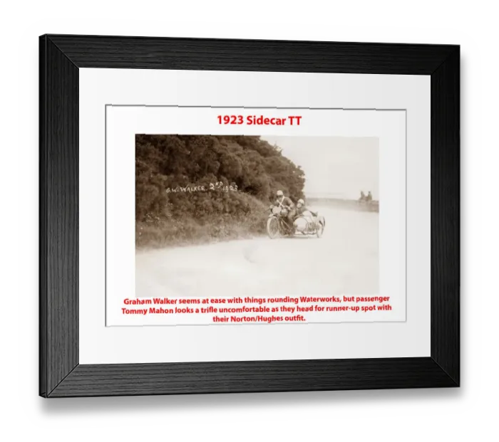 Framed Print : 1923 Sidecar TT Framed Print : 1923 Sidecar TT