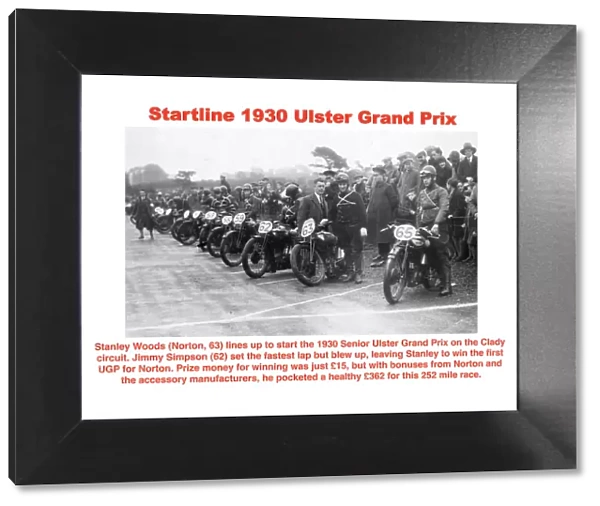 Startline 1930 Ulster Grand Prix